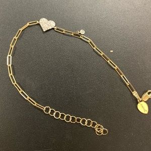 Meira T Pave Diamond Bracelet Gold